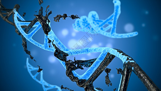 DNA基因变异背景图片