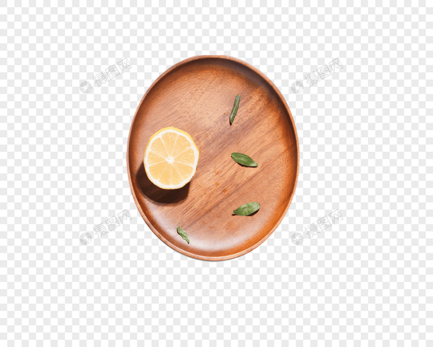 木质托盘上的橙子图片