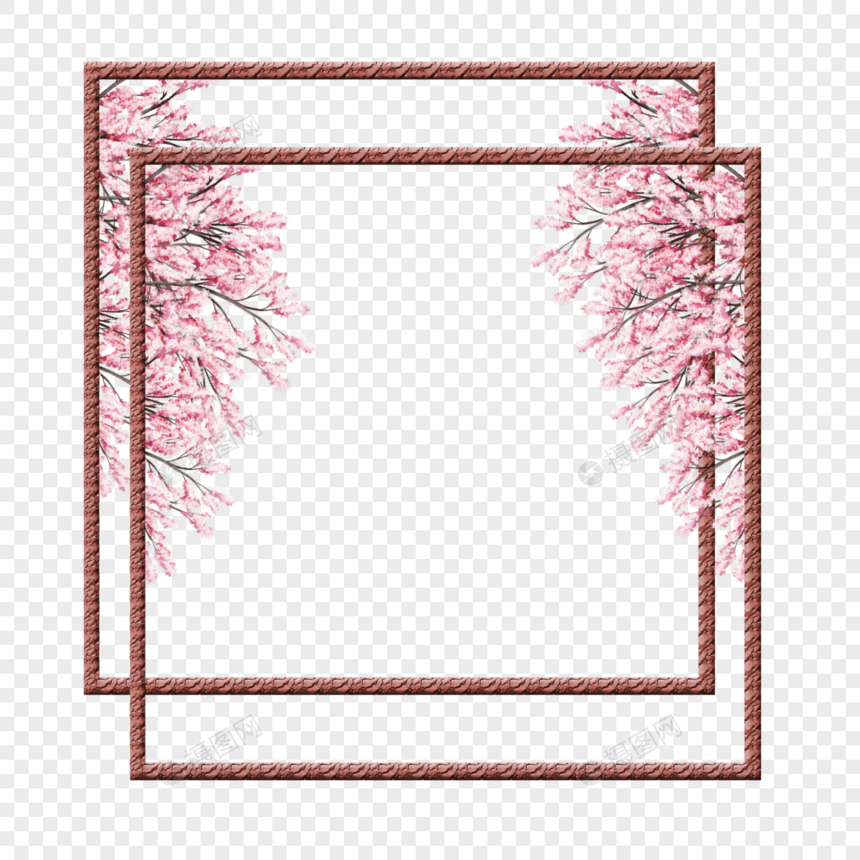 樱花边框图片