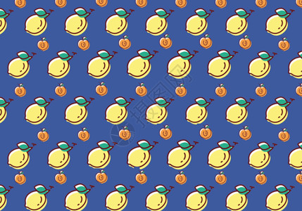 水果图案魔性柠檬GIF高清图片