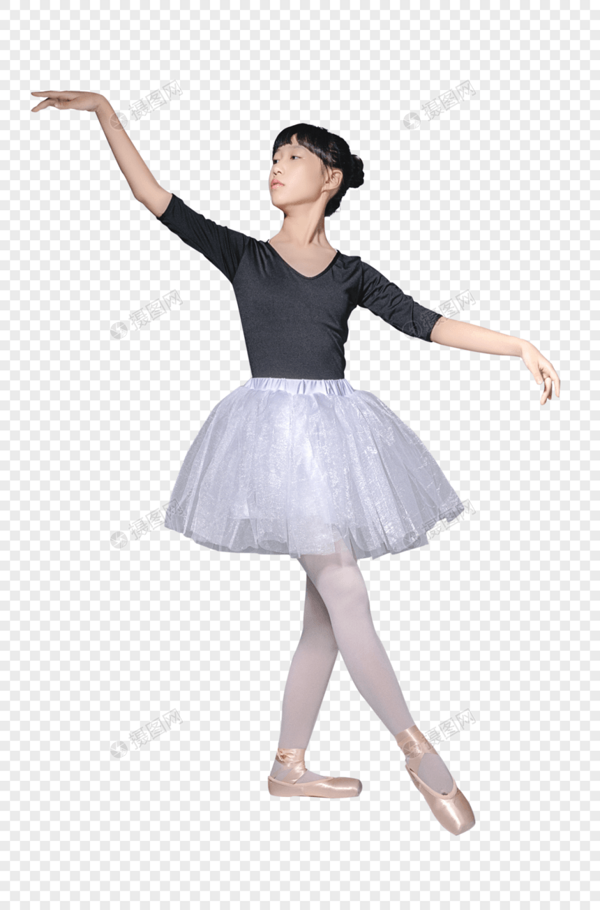 跳芭蕾的小女孩图片