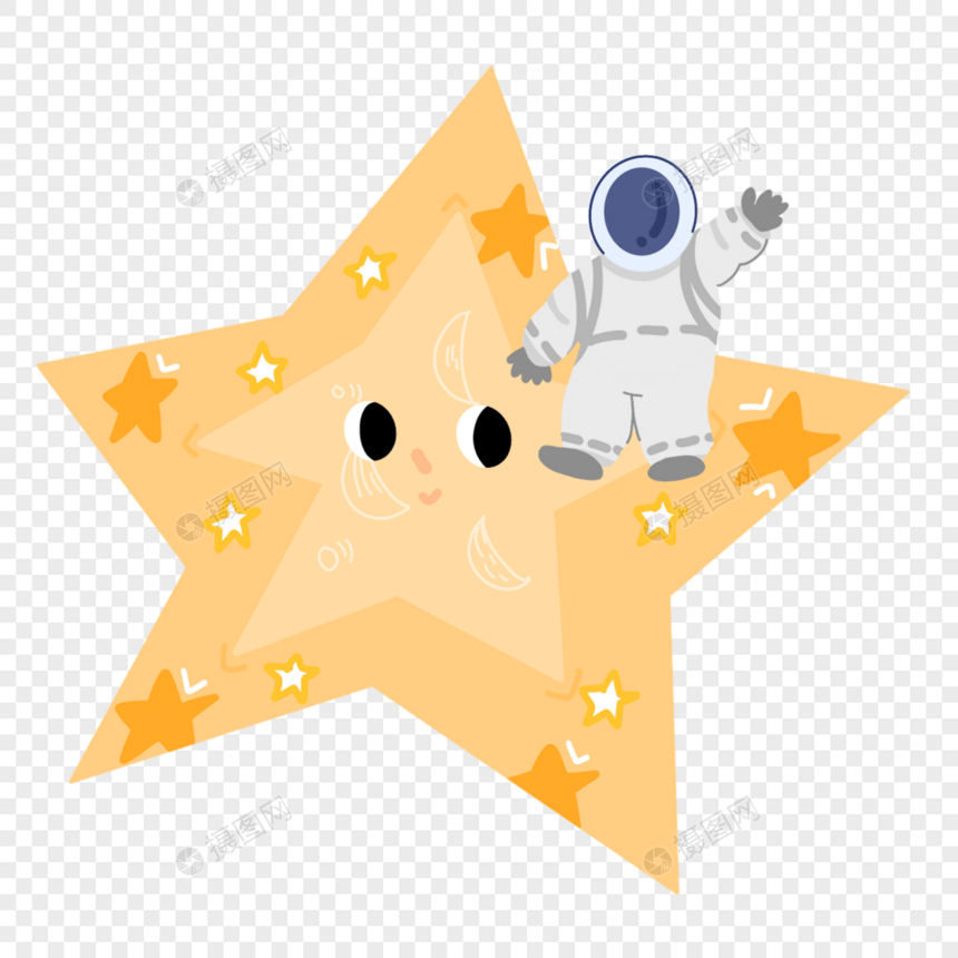 宇航员和星星图片