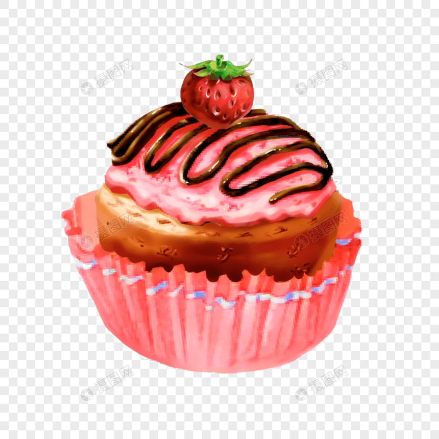 草莓糕点图片
