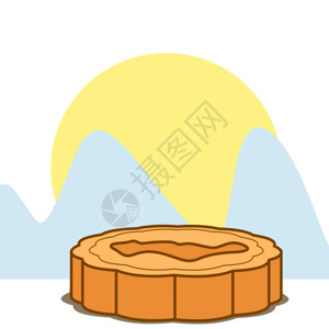 节日蛋糕萝小卜卡通形象表情包GIF高清图片