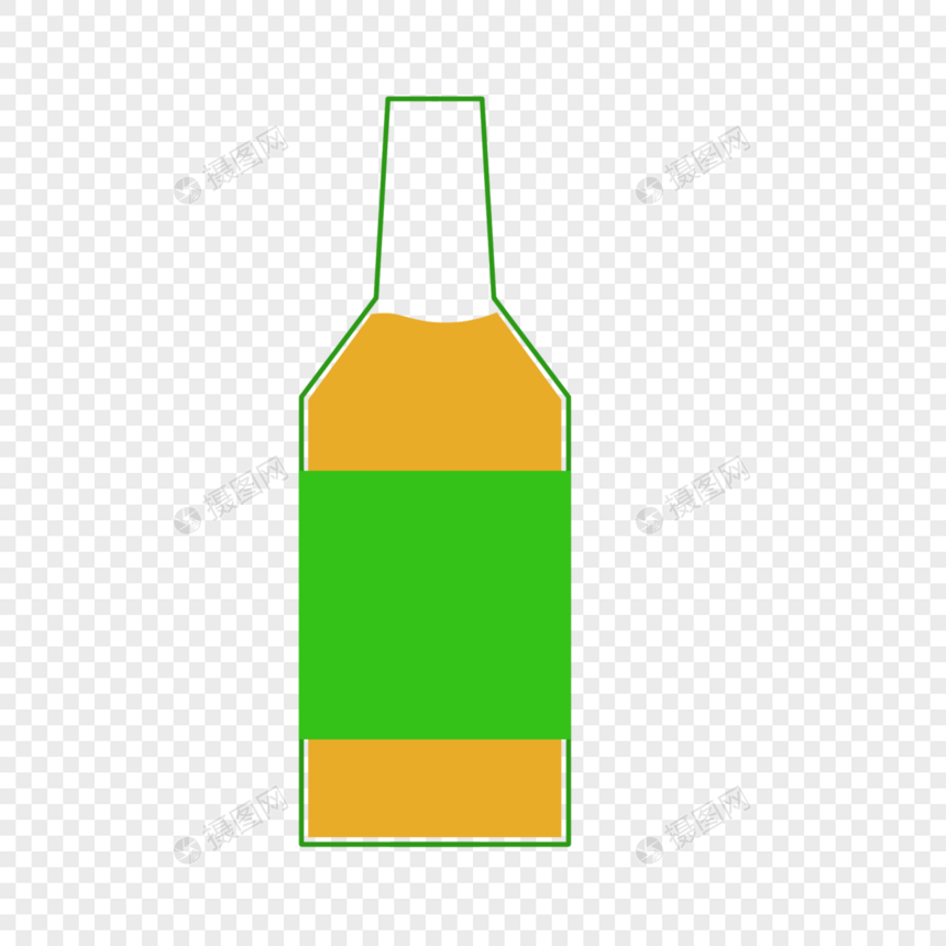 啤酒瓶设计图片