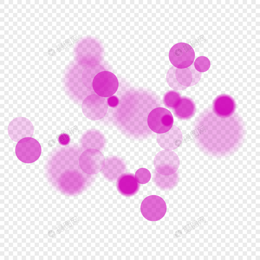紫色灯光效果元素图片