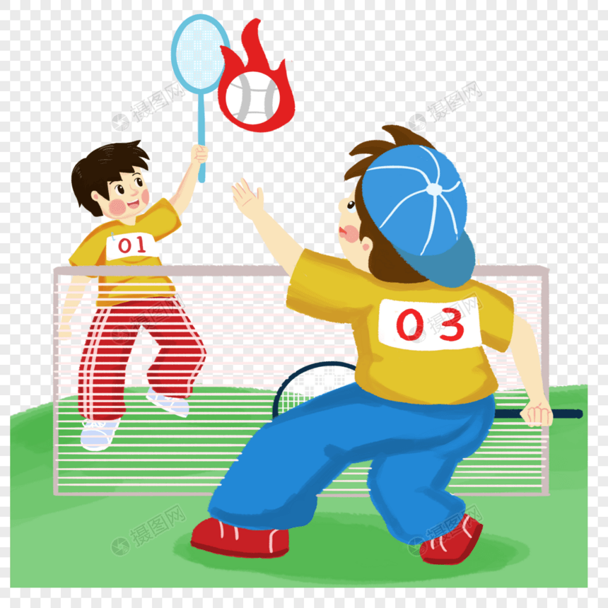 双人网球图片
