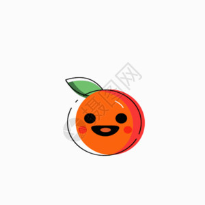 橙子地球仪水果GIF高清图片