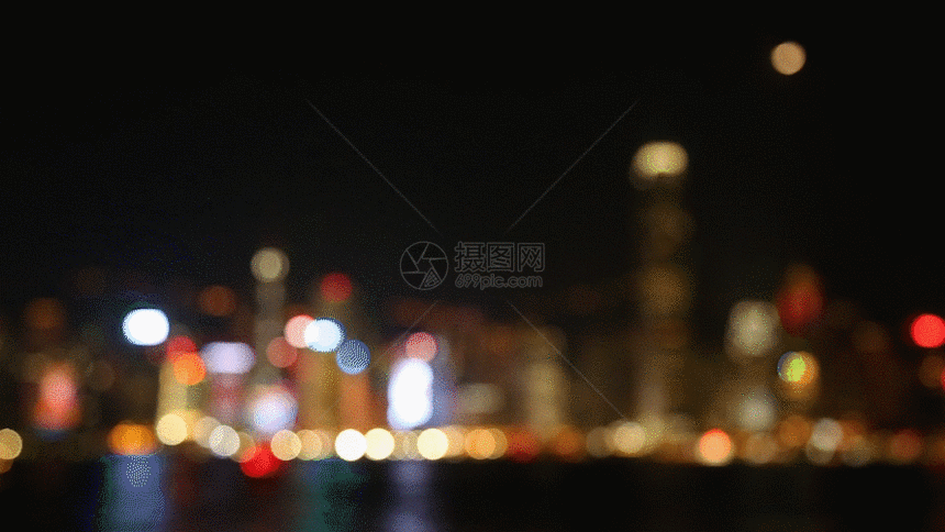 城市夜景美景GIF图片