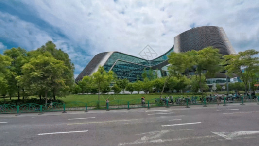上海绿色上海标志性建筑GIF高清图片