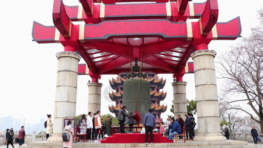 国庆广场雕塑旅游景点GIF高清图片