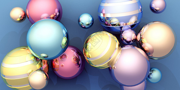 蛋黄流心球抽象球体空间设计图片