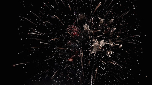 烟花庆祝实拍跨年烟花GIF高清图片