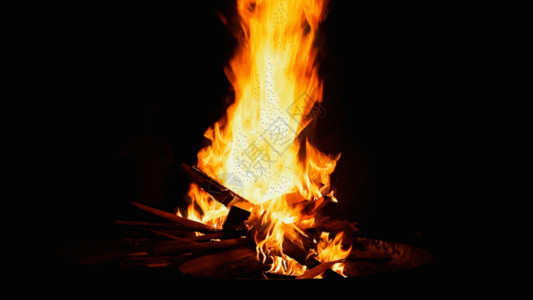 热电堆篝火烈火GIF高清图片