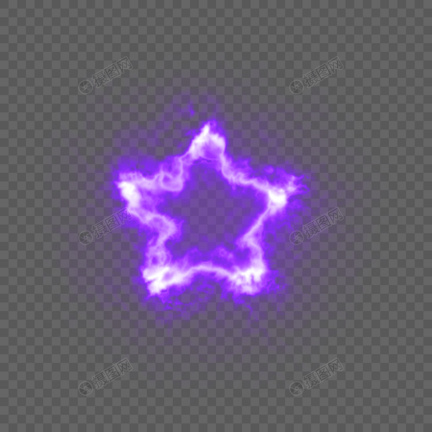 紫色梦幻星星图片