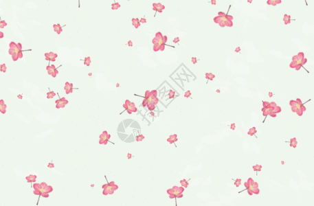 小清新花卉背景GIF图片