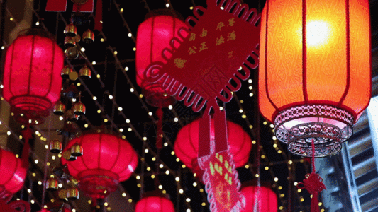 中国节花灯GIF图片