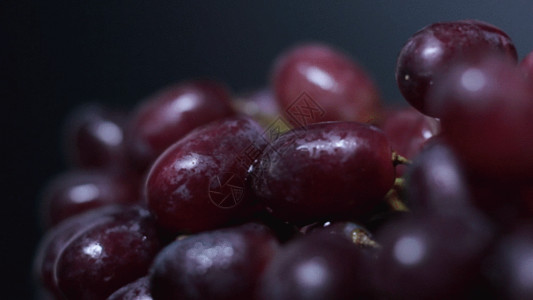 葡萄品种特写红提GIF高清图片