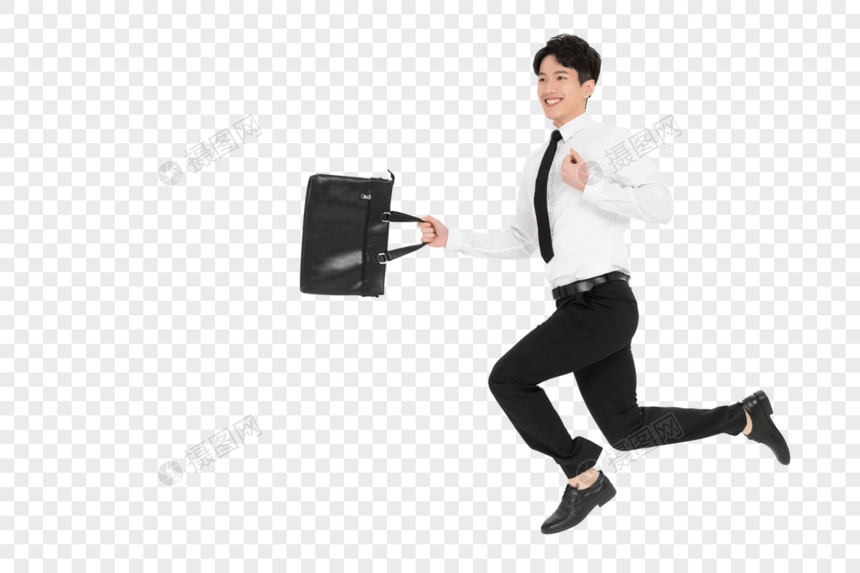 商务男性奔跑图片