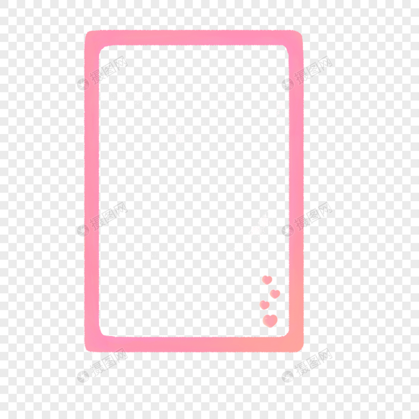 粉色边框图片