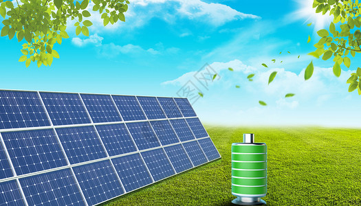 环保节能绿色能源背景图片
