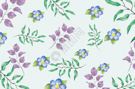 手绘简约爱心花卉框植物背景素材GIF高清图片