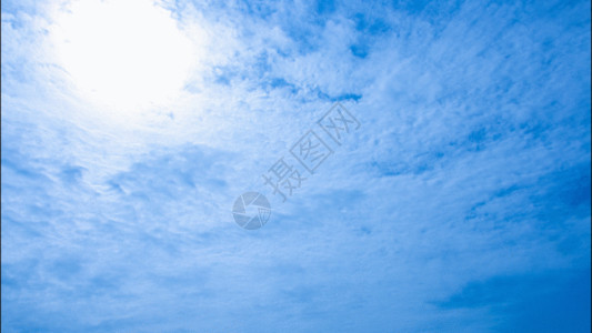 蔚蓝的天空天空云层飘动GIF高清图片