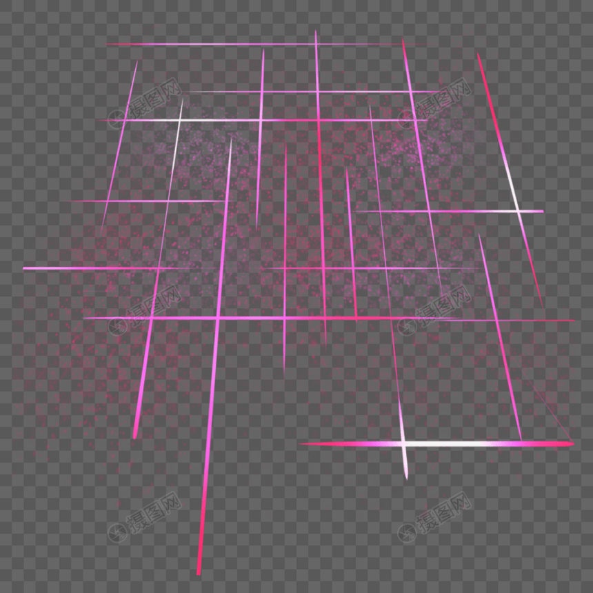 粉色十字线特效图片