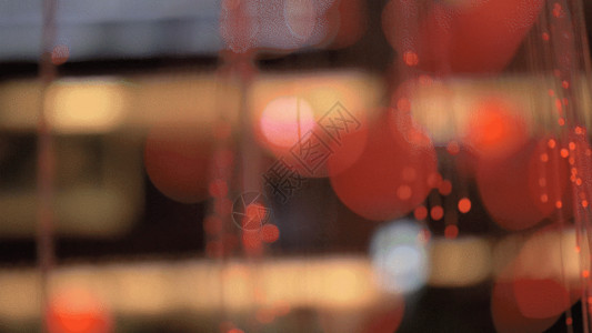 透明的窗帘美丽光斑背景GIF高清图片