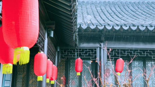 烟雨朦胧烟雨江南GIF高清图片