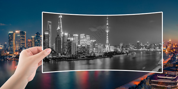 上海素材照片城市记忆设计图片