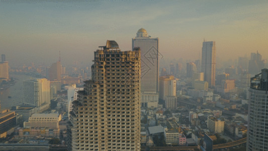 都市中心泰国城市中心建筑GIF高清图片