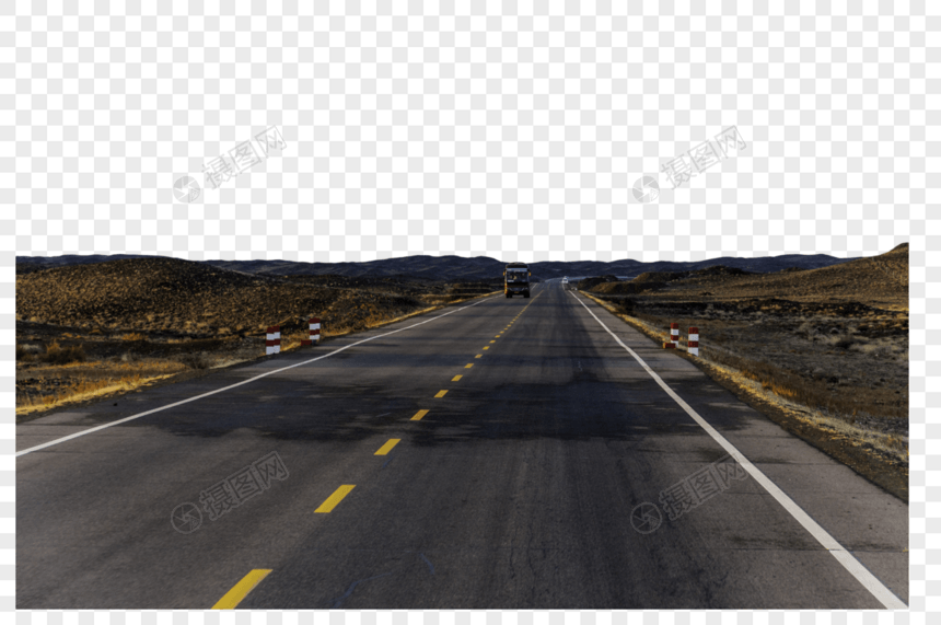 戈壁大漠公路图片