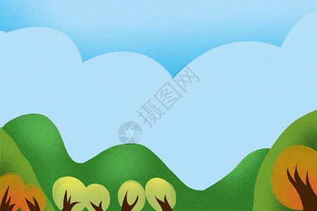 清新森林背景背景图片