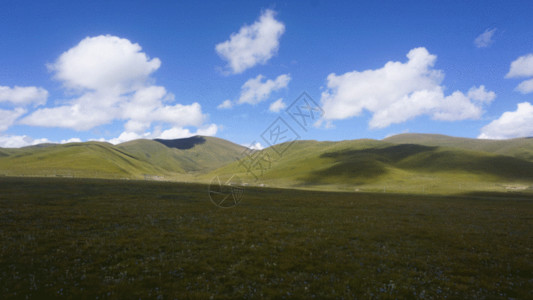 山区风景四川阿坝州延时GIF高清图片