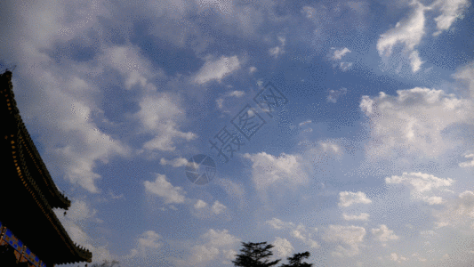 天空延时视频GIF图片