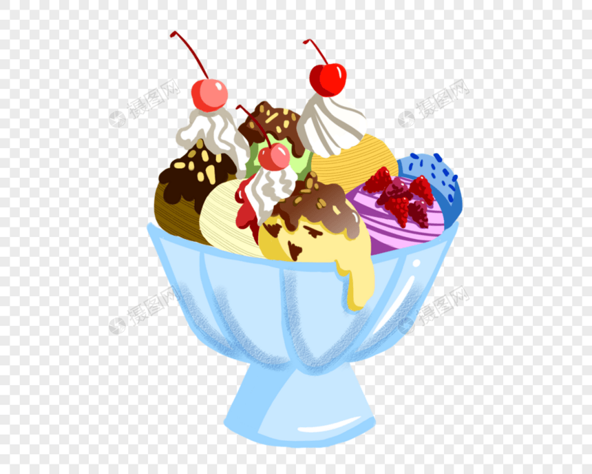 大冰淇淋图片