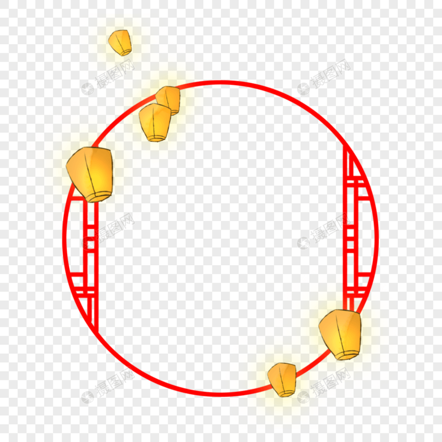 水墨 边框 古风 立夏 Q版 清新图片