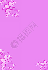 粉色立体花卉背景背景图片