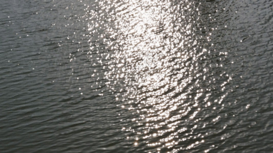 反光的户外波光粼粼的湖水反光GIF高清图片