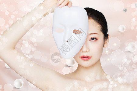 藏族面具美容护肤设计图片