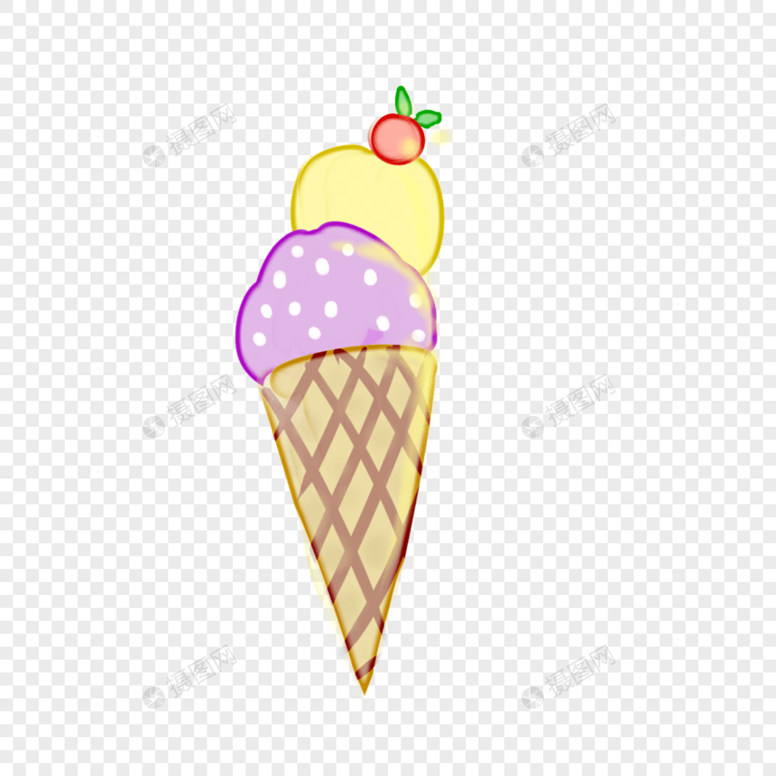 儿童节卡通冰淇淋图片
