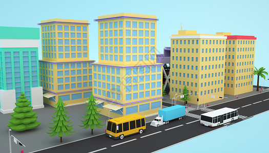 城市发展模型背景图片