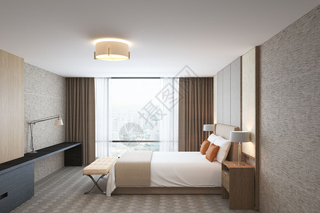 床北欧风格现代简约风卧室设计图片