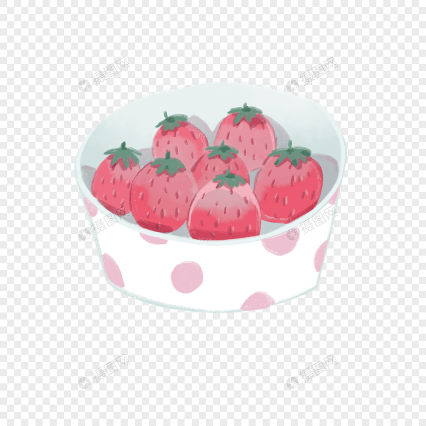 粉色儿童甜美草莓图片