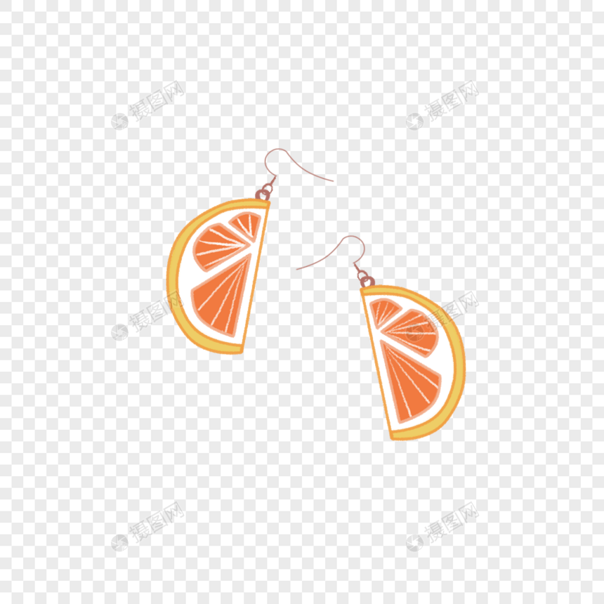 柠檬耳环图片