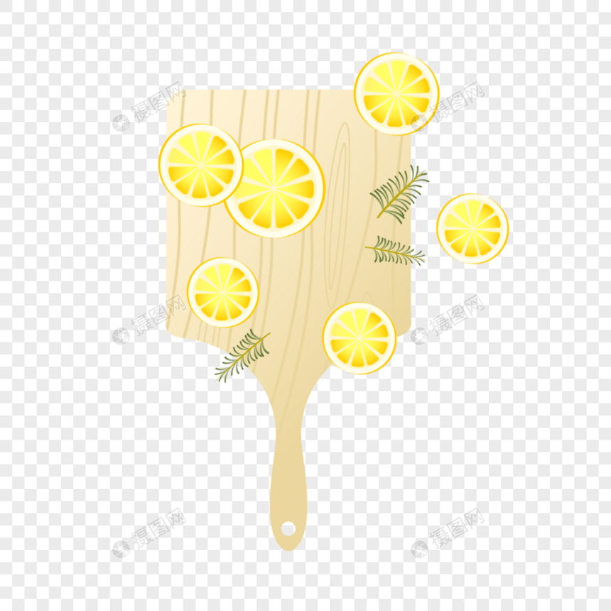 切片柠檬图片