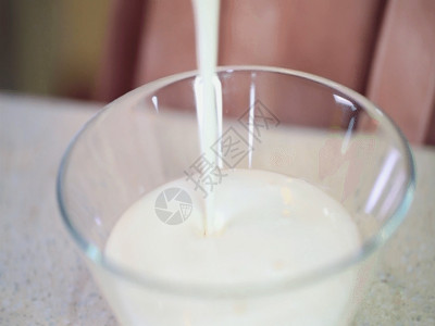 牦牛酸奶倒酸奶GIF高清图片