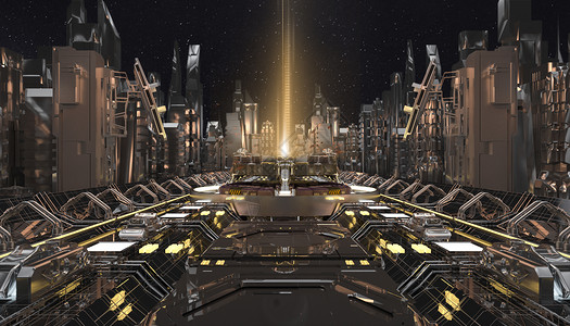 2d游戏科幻城市设计图片