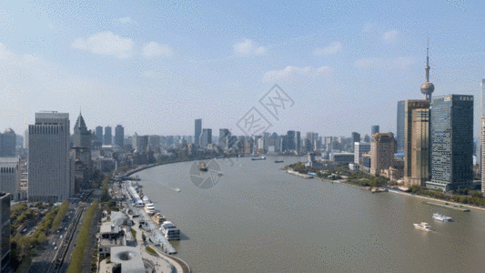 上海外滩延时GIF图片